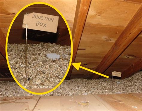 electrical box attic insulation|attic junction box insulation requirements.